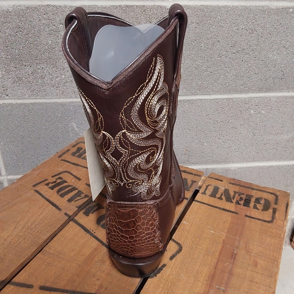 Shoes Jw Boot Company Holland Toe Genuine Ostrich Leg Leather Mens